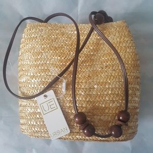 Urban Expression straw bag, brand new with tag on, vegan
